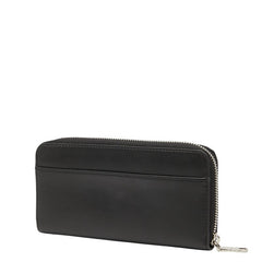 コーチ × スヌーピー 長財布 ラウンドファスナー F53773 ブラック レザー レディース COACH 【中古】