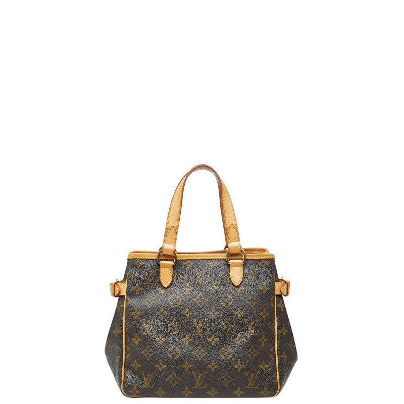 ルイ ヴィトン モノグラム バティニョール ハンドバッグ トートバッグ M51156 ブラウン PVC レザー レディース LOUIS VUITTON 【中古】