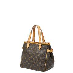 ルイ ヴィトン モノグラム バティニョール ハンドバッグ トートバッグ M51156 ブラウン PVC レザー レディース LOUIS VUITTON 【中古】