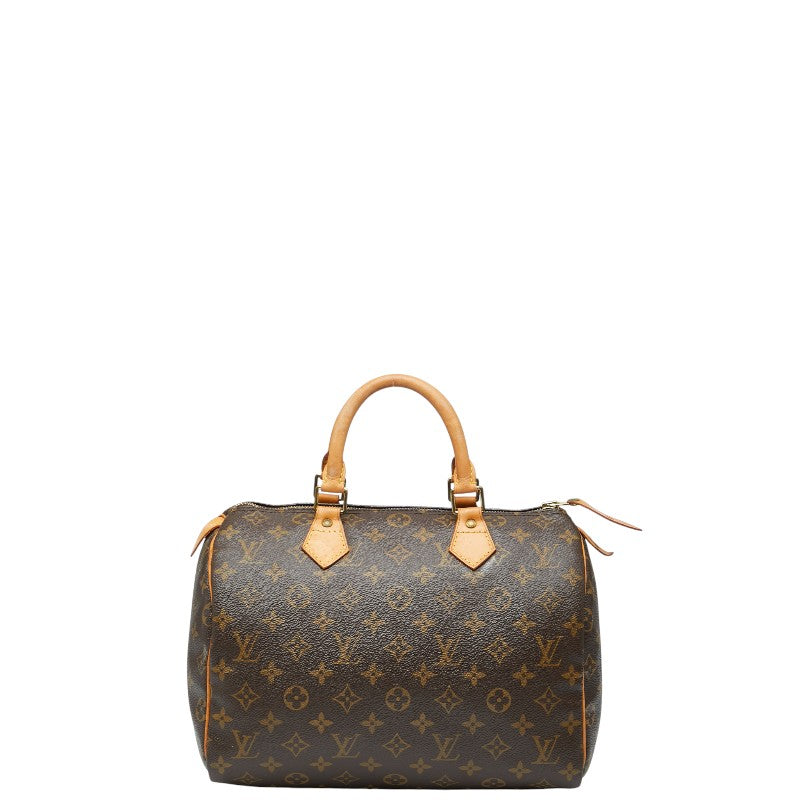 ルイ ヴィトン モノグラム スピーディ30 ハンドバッグ ミニボストンバッグ M41108 ブラウン PVC レザー レディース LOUIS VUITTON 【中古】