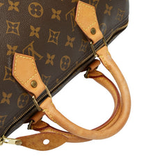 ルイ ヴィトン モノグラム スピーディ30 ハンドバッグ ミニボストンバッグ M41108 ブラウン PVC レザー レディース LOUIS VUITTON 【中古】