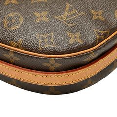 ルイ ヴィトン モノグラム ジュヌフィーユMM 斜め掛け ショルダーバッグ M51226 ブラウン PVC レザー レディース LOUIS VUITTON 【中古】