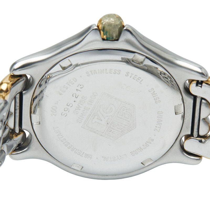 タグホイヤー セル 腕時計 S95.213 クオーツ グレー文字盤 ステンレススチール メッキ ボーイズ TAG HEUER 【中古】