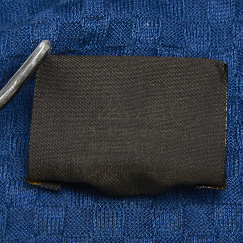 ルイ ヴィトン マフラー ブルー コットン カシミヤ レディース LOUIS VUITTON 【中古】