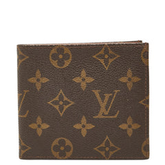 ルイ ヴィトン モノグラム ポルト ビエ カルト クレディ 二つ折り財布 M60879 ブラウン PVC レディース LOUIS VUITTON 【中古】