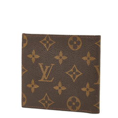 ルイ ヴィトン モノグラム ポルト ビエ カルト クレディ 二つ折り財布 M60879 ブラウン PVC レディース LOUIS VUITTON 【中古】