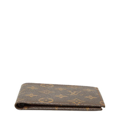 ルイ ヴィトン モノグラム ポルト ビエ カルト クレディ 二つ折り財布 M60879 ブラウン PVC レディース LOUIS VUITTON 【中古】