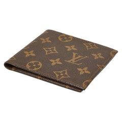 ルイ ヴィトン モノグラム ポルト ビエ カルト クレディ 二つ折り財布 M60879 ブラウン PVC レディース LOUIS VUITTON 【中古】