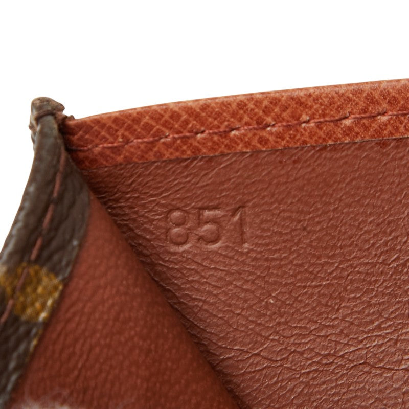 ルイ ヴィトン モノグラム ポルト ビエ カルト クレディ 二つ折り財布 M60879 ブラウン PVC レディース LOUIS VUITTON 【中古】