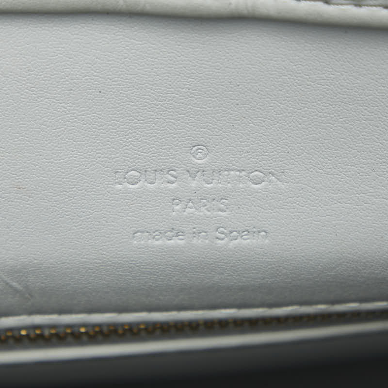 ルイ ヴィトン モノグラム ヴェルニ ヒューストン トートバッグ M91053 グリーン パテントレザー レディース LOUIS VUITTON 【中古】