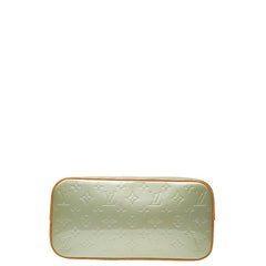 ルイ ヴィトン モノグラム ヴェルニ ヒューストン トートバッグ M91053 グリーン パテントレザー レディース LOUIS VUITTON 【中古】