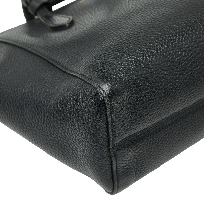 グッチ スウィング ハンドバッグ ショルダーバッグ 2WAY 368827 ブラック レザー レディース GUCCI 【中古】