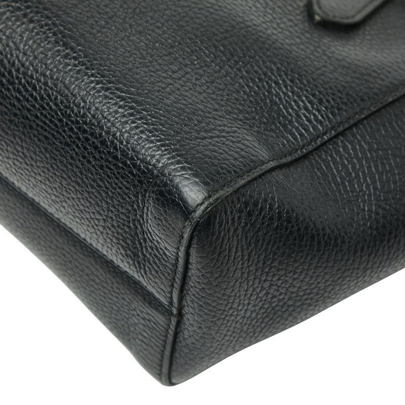 グッチ スウィング ハンドバッグ ショルダーバッグ 2WAY 368827 ブラック レザー レディース GUCCI 【中古】