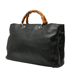 グッチ バンブー ハンドバッグ ショルダーバッグ 2WAY 323658 ベージュ ブラウン マルチ レザー レディース GUCCI 【中古】