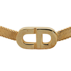 ディオール CDロゴ ネックレス ゴールド メッキ レディース Dior 【中古】