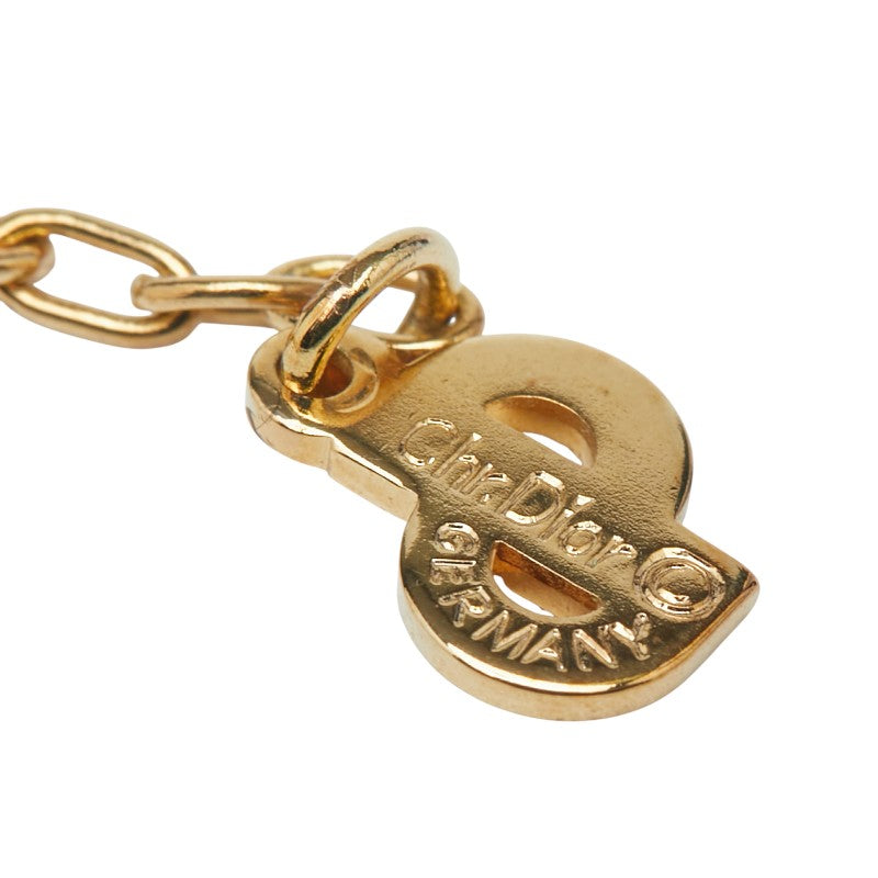 ディオール CDロゴ ネックレス ゴールド メッキ レディース Dior 【中古】