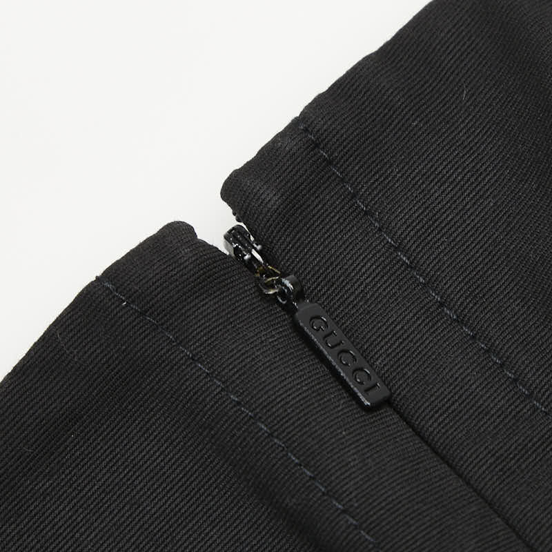 グッチ スカート サイズ：38 ブラック コットン ポリウレタン レディース GUCCI 【中古】