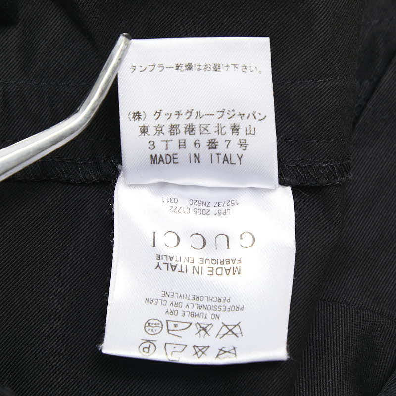 グッチ スカート サイズ：38 ブラック コットン ポリウレタン レディース GUCCI 【中古】