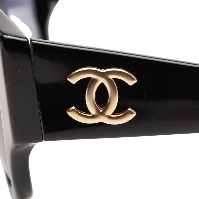 シャネル ココマーク サングラス 04153 94305 ブラック プラスチック レディース CHANEL 【中古】