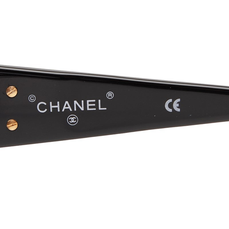 シャネル ココマーク サングラス 04153 94305 ブラック プラスチック レディース CHANEL 【中古】