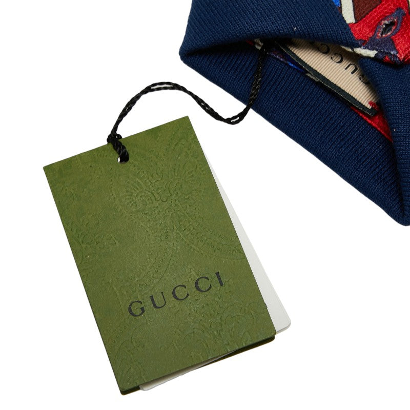 グッチ ドッグウェア ペット服 サイズ：XXS 695744 レッド マルチカラー コットン レディース GUCCI 【中古】