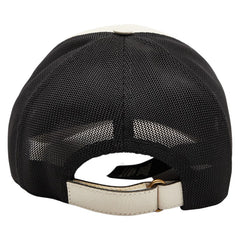グッチ ロゴ キャップ ベースボールキャップ サイズ：XL 60cm 426887 アイボリー マルチカラー レザー ナイロン メンズ GUCCI 【中古】
