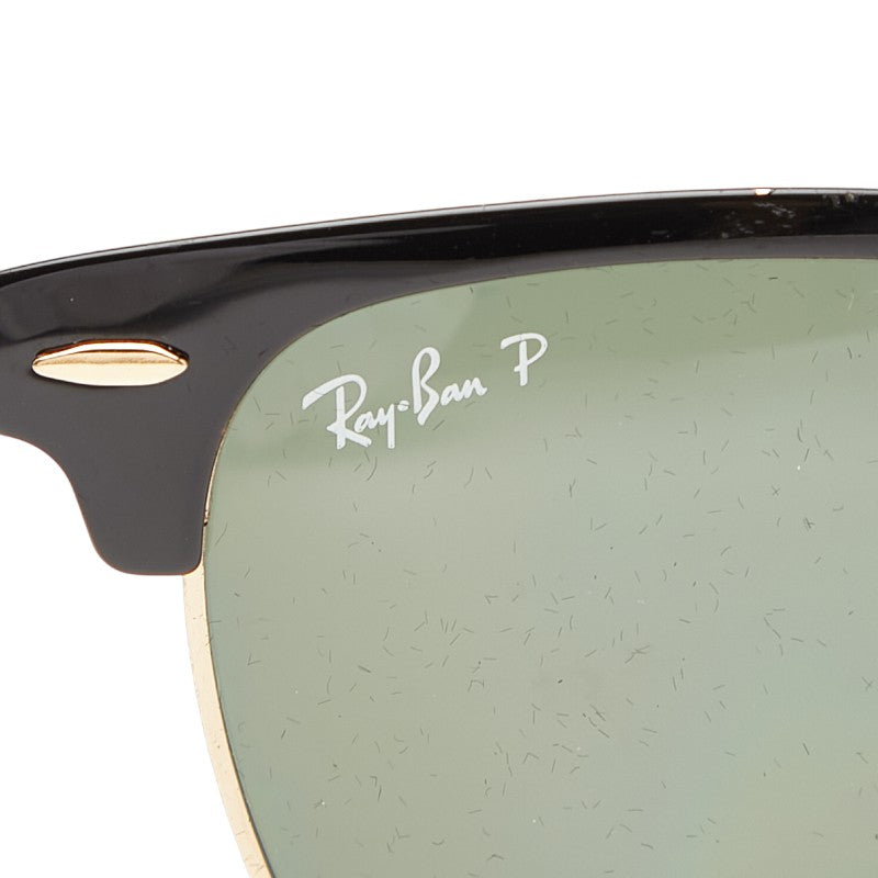 レイバン クラブマスター サングラス RB3716 ブラック ゴールド プラスチック メンズ Ray-Ban 【中古】