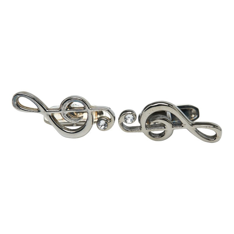 ドルチェアンドガッバーナ ト音記号 カフス シルバー メタル レディース DOLCE&GABBANA 【中古】