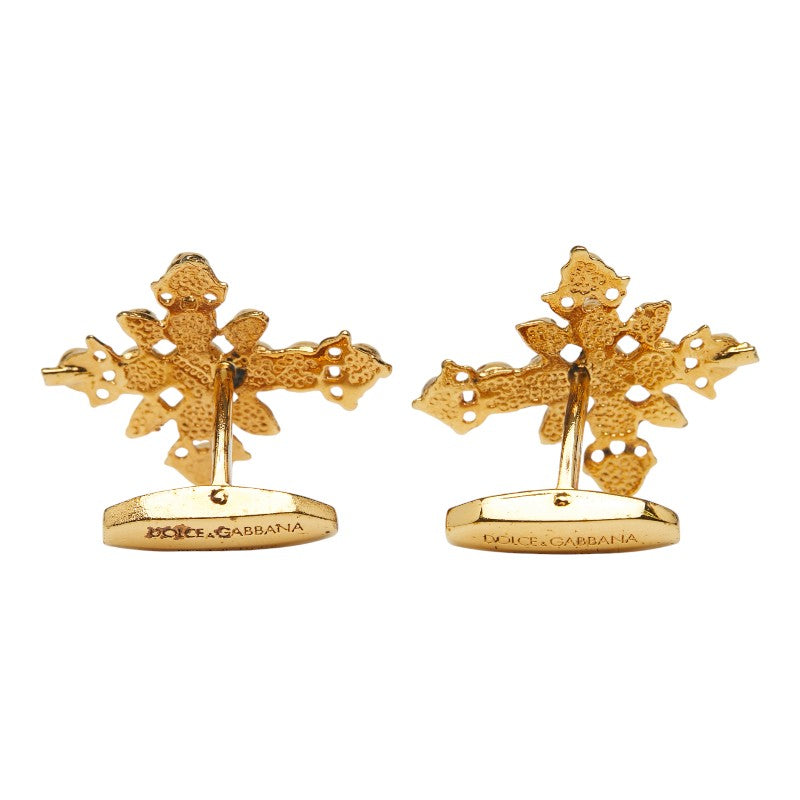 ドルチェアンドガッバーナ ラインストーン カフス ゴールド メッキ レディース DOLCE&GABBANA 【中古】