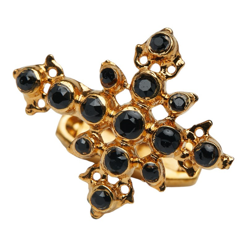 ドルチェアンドガッバーナ ラインストーン カフス ゴールド メッキ レディース DOLCE&GABBANA 【中古】
