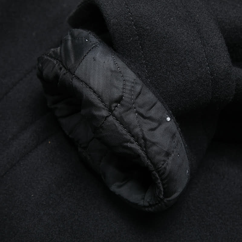 バレンシアガ ダッフルコート サイズ：44 ブラック ウール ナイロン メンズ BALENCIAGA 【中古】
