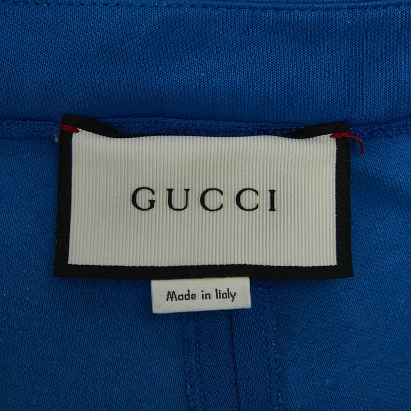グッチ ウェブライン パンツ サイドライン サイズ：XL 467527 ブルー マルチカラー ポリエステル コットン レディース GUCCI 【中古】