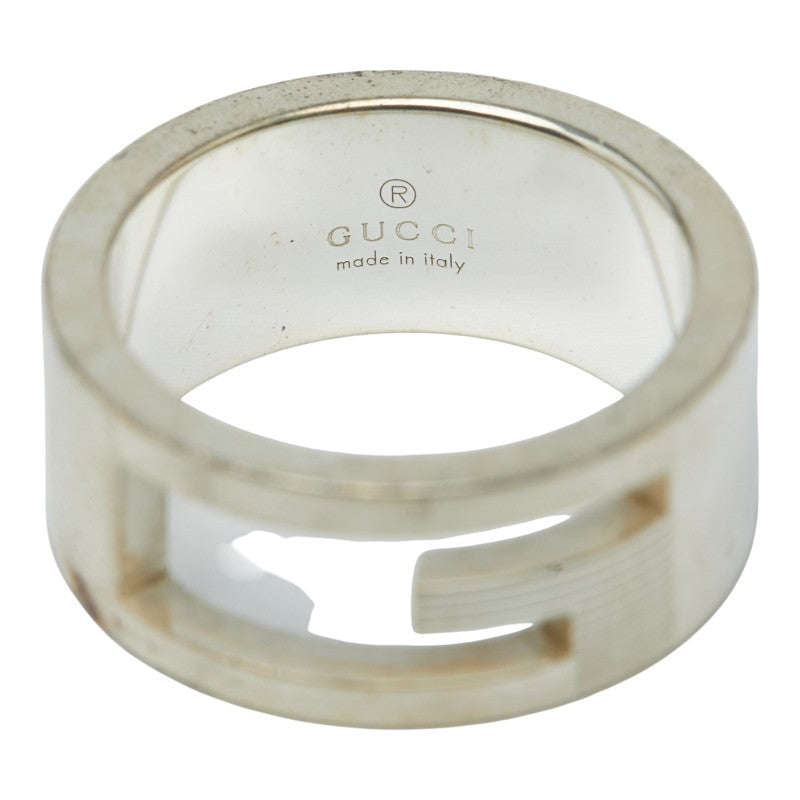 グッチ ブランデッドG リング 指輪 #9 SV925 シルバー レディース GUCCI 【中古】