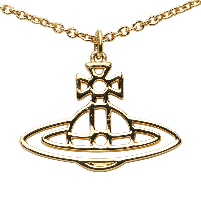 ヴィヴィアンウエストウッド オーブ ネックレス ゴールド メッキ レディース Vivienne Westwood 【中古】