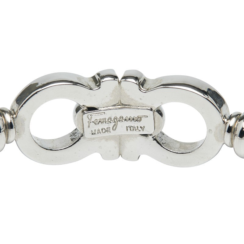 サルヴァトーレフェラガモ ガンチーニ バングル シルバー メタル レディース Salvatore Ferragamo 【中古】