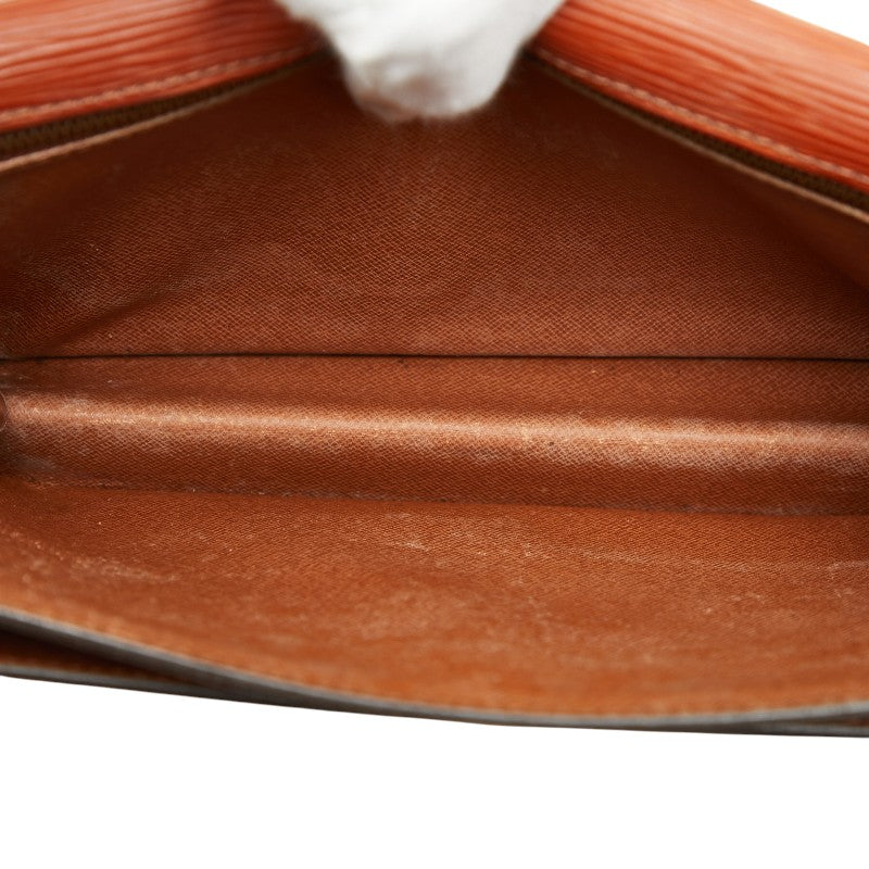 ルイ ヴィトン エピ ポシェット セリエ ドラゴンヌ セカンドバッグ M52613 ケニアブラウン レザー メンズ LOUIS VUITTON 【中古】