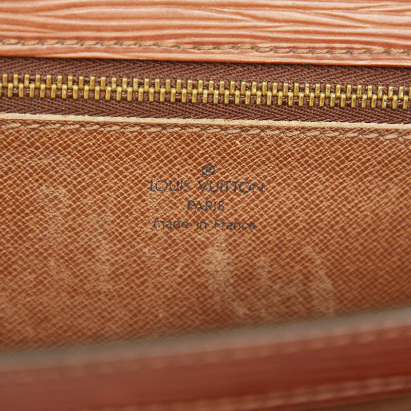 ルイ ヴィトン エピ ポシェット セリエ ドラゴンヌ セカンドバッグ M52613 ケニアブラウン レザー メンズ LOUIS VUITTON 【中古】