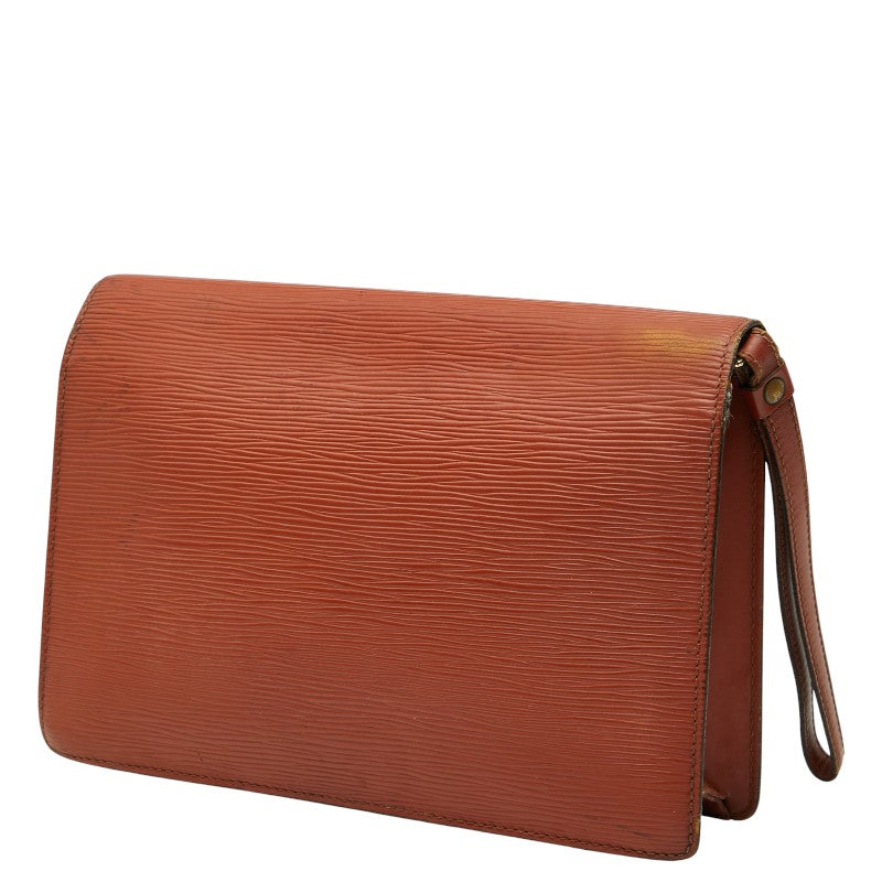 ルイ ヴィトン エピ ポシェット セリエ ドラゴンヌ セカンドバッグ M52613 ケニアブラウン レザー メンズ LOUIS VUITTON 【中古】