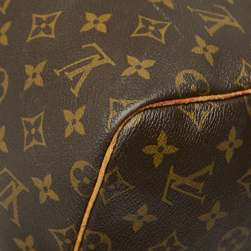 ルイ ヴィトン モノグラム キーポル55 ボストンバッグ トラベルバッグ M41424 ブラウン PVC レザー レディース LOUIS VUITTON 【中古】