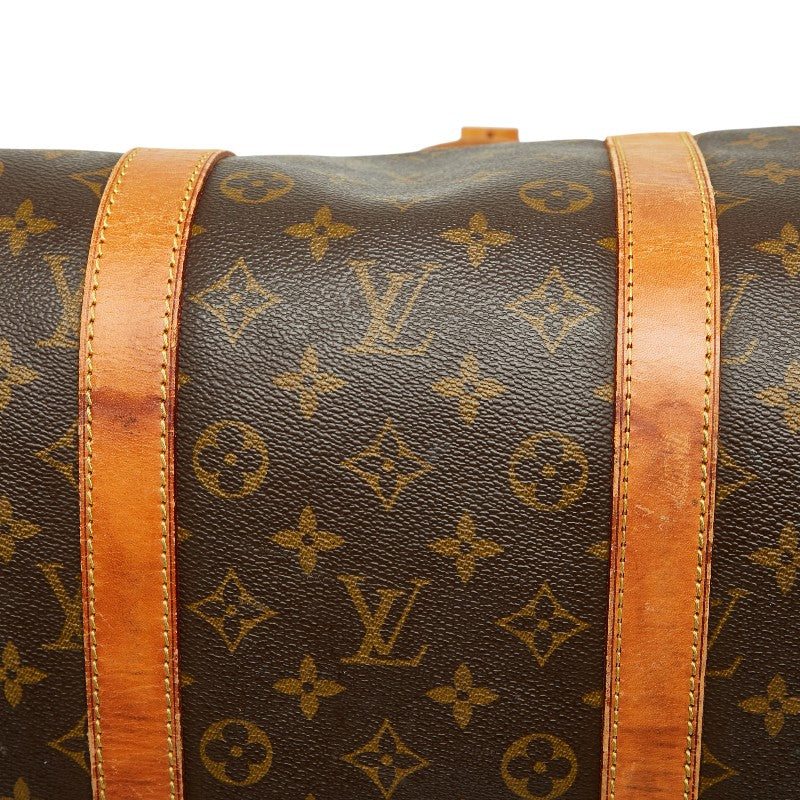 ルイ ヴィトン モノグラム キーポル55 ボストンバッグ トラベルバッグ M41424 ブラウン PVC レザー レディース LOUIS VUITTON 【中古】