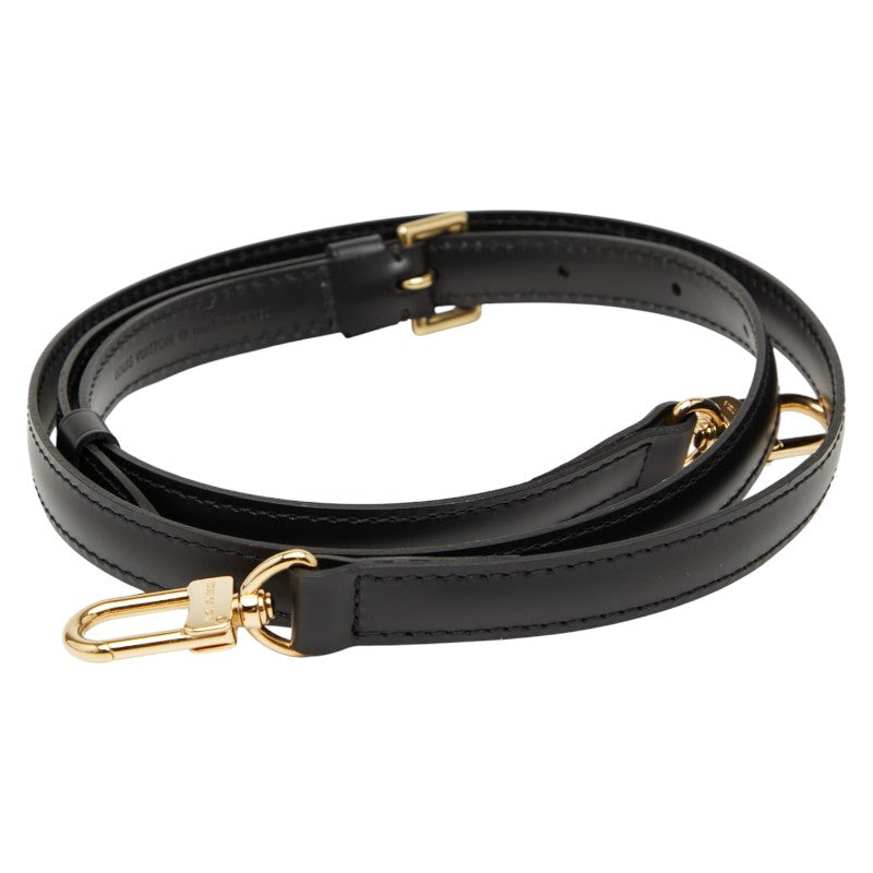 ルイ ヴィトン ショルダーストラップ ブラック ゴールド レザー メッキ レディース LOUIS VUITTON 【中古】