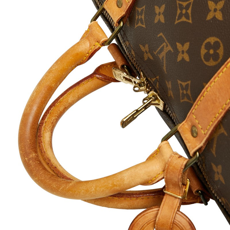 ルイ ヴィトン モノグラム キーポル55 ボストンバッグ トラベルバッグ M41424 ブラウン PVC レザー レディース LOUIS VUITTON 【中古】