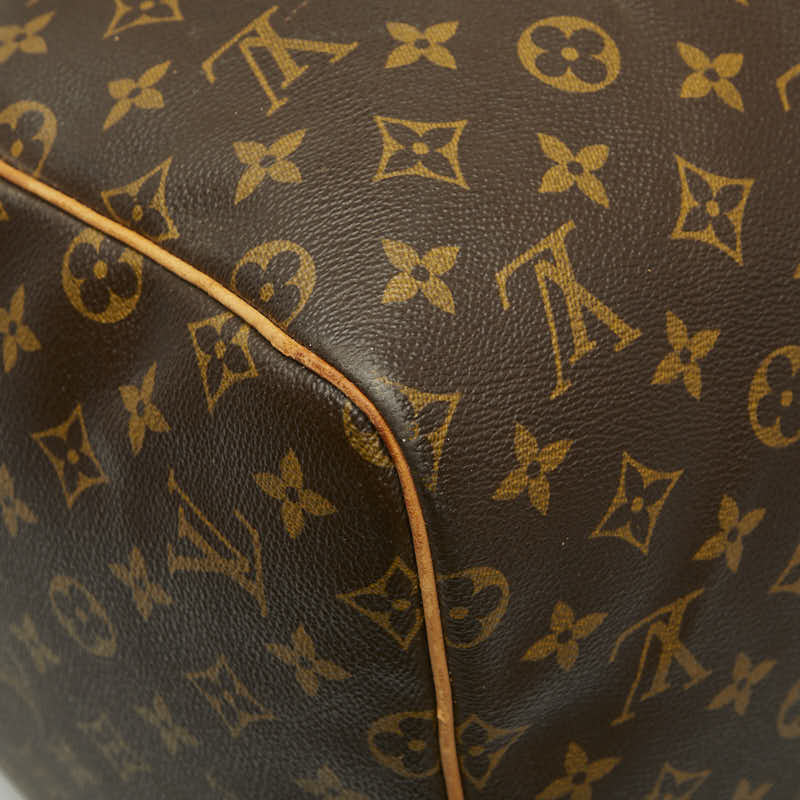 ルイ ヴィトン モノグラム キーポル55 ボストンバッグ トラベルバッグ M41424 ブラウン PVC レザー レディース LOUIS VUITTON 【中古】