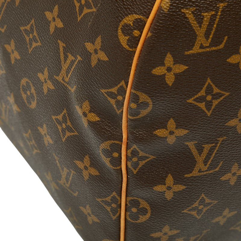 ルイ ヴィトン モノグラム キーポル55 ボストンバッグ トラベルバッグ M41424 ブラウン PVC レザー レディース LOUIS VUITTON 【中古】