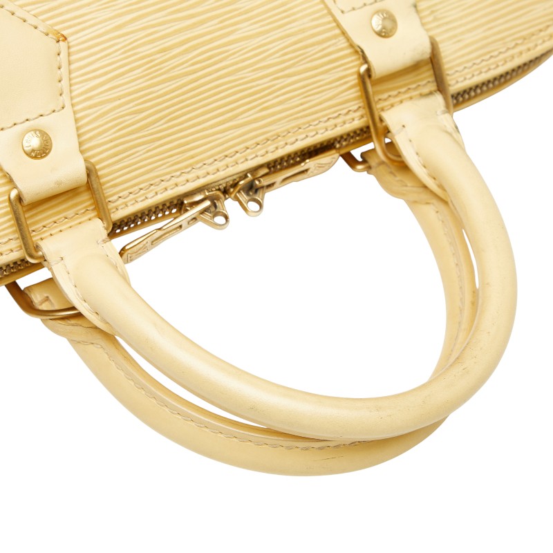 ルイ ヴィトン エピ アルマ ハンドバッグ M5214A ヴァニラ イエロー レザー レディース LOUIS VUITTON 【中古】