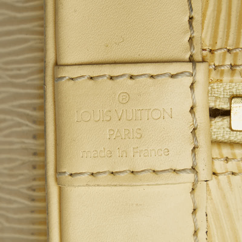 ルイ ヴィトン エピ アルマ ハンドバッグ M5214A ヴァニラ イエロー レザー レディース LOUIS VUITTON 【中古】