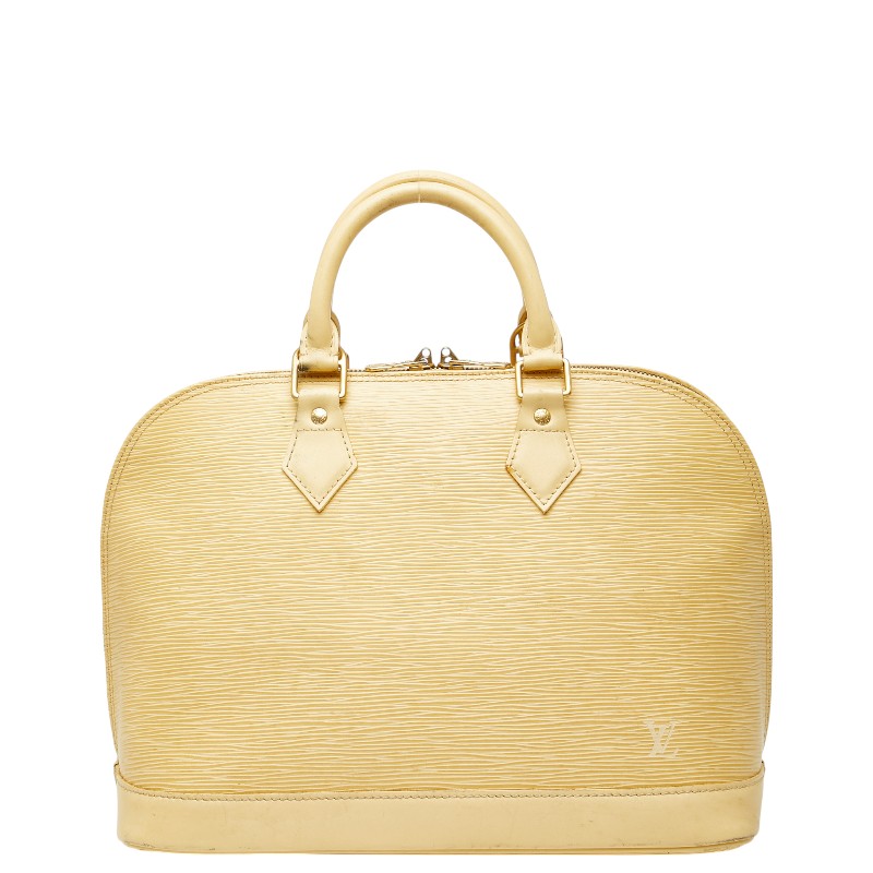 ルイ ヴィトン エピ アルマ ハンドバッグ M5214A ヴァニラ イエロー レザー レディース LOUIS VUITTON 【中古】