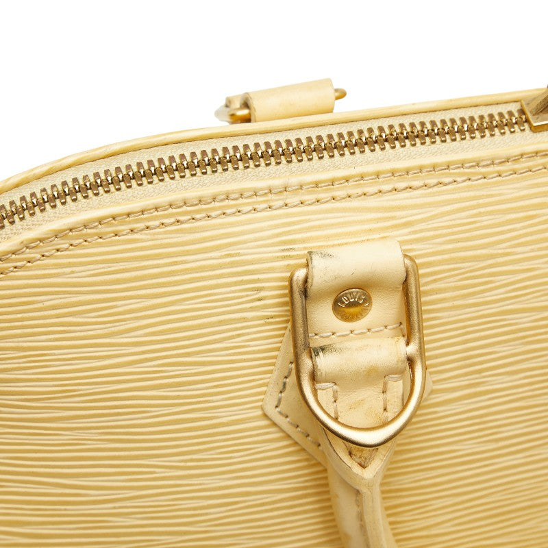 ルイ ヴィトン エピ アルマ ハンドバッグ M5214A ヴァニラ イエロー レザー レディース LOUIS VUITTON 【中古】