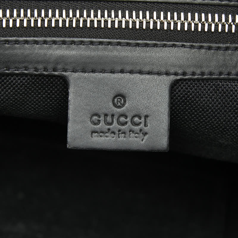 グッチ GGスプリーム メッセンジャーバッグ ショルダーバッグ 474139 ブラック PVC レザー メンズ GUCCI 【中古】