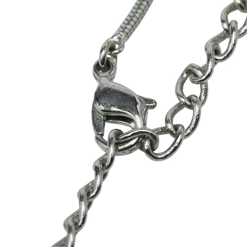 ディオール ネックレス シルバー メタル レディース Dior 【中古】